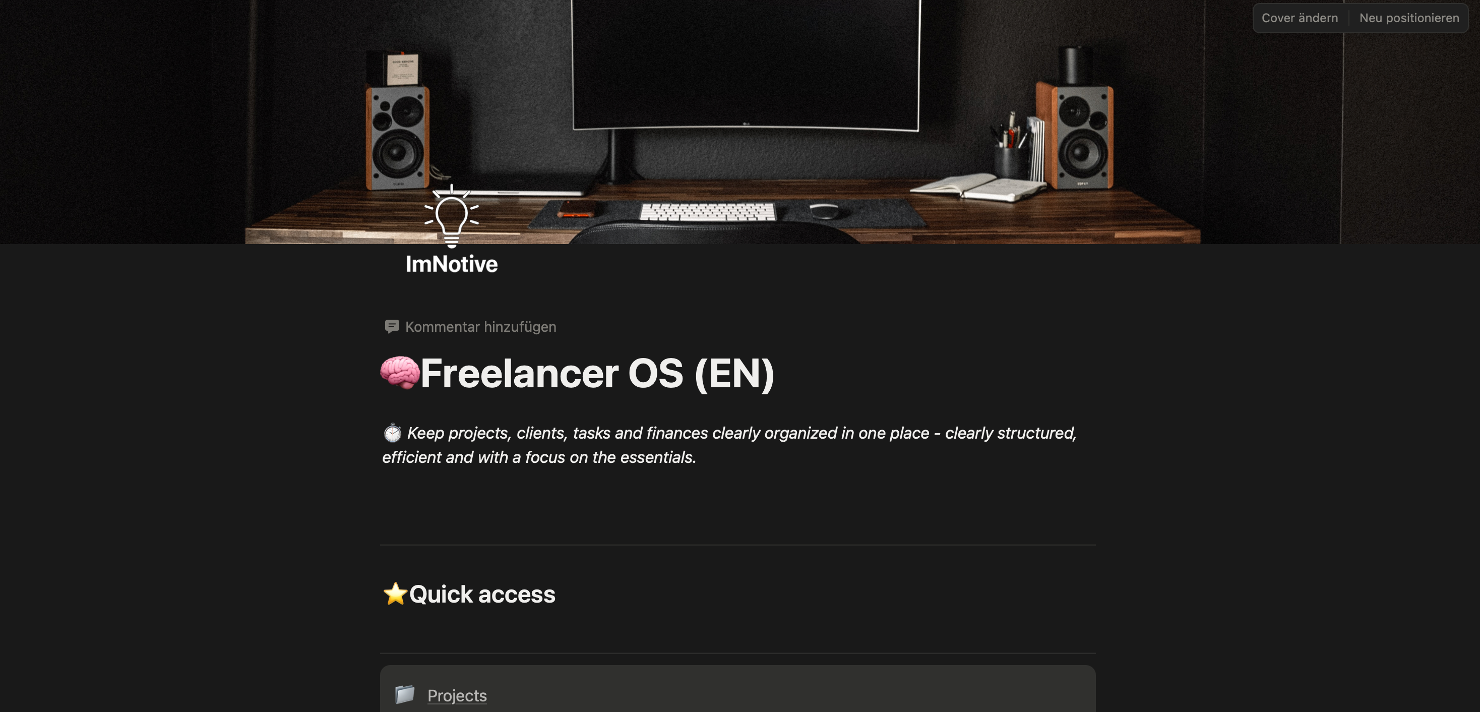 Freelancer OS - Dein digitales Buisness System